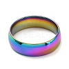 Ion Plating(IP) 304 Stainless Steel Flat Plain Band Rings STAS-I160-A-21mm-M-2