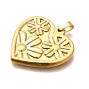 304 Stainless Steel Pendants STAS-B079-02G-02-2