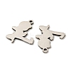Non-Tarnish 316 Surgical Stainless Steel Pendants STAS-G325-09P-2