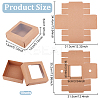 Folding Kraft Paper Cardboard Jewelry Gift Boxes CON-WH0092-25C-2