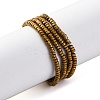 Electroplated Non-magnetic Hematite Beads Strands G-P571-A01-01A-1