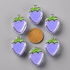 Transparent Enamel Acrylic Beads TACR-S155-003J-3