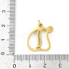 304 Stainless Steel Pendants LS-STAS-R137-01G-D-3