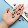 Alloy Cord Ends X-PALLOY-I021-AS-4
