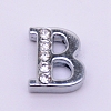 Zinc Alloy Slide Charms ALRI-WH0006-01P-2