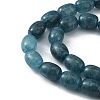 Imitation Cracked Jade Glass Beads GLAA-WH0032-05F-2