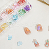 1 Set 12 Grid Nuggets Abalone Shell Nail Art Sequins for Woman Girls MRMJ-SP0001-06-7