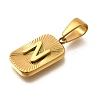 304 Stainless Steel Pendants STAS-S161-01N-G-2