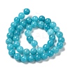 Natural Dyed White Jade Beads Strands G-M402-C03-03-4
