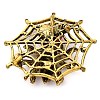 Animal Zinc Alloy Rhinestone Brooches LS-JEWB-R052-01AG-03-2