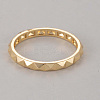 Brass Plain Band Rings for Women DQ4606-1-1