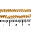 Electroplate Transparent Glass Beads Strands LS-EGLA-A035-T3mm-A17-4