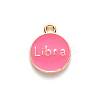 Alloy Enamel Pendants ENAM-S124-01A-03K-3