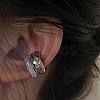 C-Shaped Alloy Crystal Rhinestone Cuff Earrings FS-WG4C5A7-02-1
