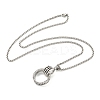Alloy Pendant Necklace NJEW-B103-01AS-01-2