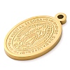 304 Stainless Steel Pendants STAS-M105-35G-02-2