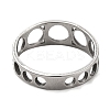 Non-Tarnish 201 Stainless Steel Finger Rings RJEW-G278-04P-3