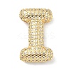 Rack Plating Brass Micro Pave Cubic Zirconia Pendants KK-Q790-01I-G-1
