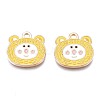 Alloy Enamel Pendants ENAM-N054-74E-2