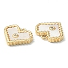 Brass Micro Pave Cubic Zirconia Charms KK-B072-18G-3
