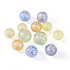  Jewelry 12Pcs 6 Style Transparent Handmade Blown Glass Globe Beads GLAA-PJ0001-03-2