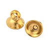 304 Stainless Steel Bead Cap Pendant Bails LS-STAS-G224-24G-06-2