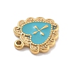 304 Stainless Steel Enamel Pendants STAS-M092-12G-05-2
