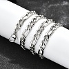 Tarnish Resistant Trendy Unisex 304 Stainless Steel Figaro Chain Necklaces STAS-E063-08-2