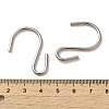 Non-Tarnish 304 Stainless Steel S-Hook Clasp STAS-C085-03F-P-3