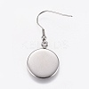 304 Stainless Steel Dangle Earrings LS-EJEW-WH0001-A01-2