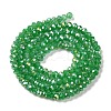 Baking Electroplate Glass Beads Strands DGLA-A039-J2MM-B03-2