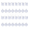 CHGCRAFT 32Pcs 2 Style Transparent Acrylic Pendants TACR-CA0001-17-1