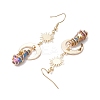 Natural Quartz Crystal Dangle Earrings EJEW-JE06409-5