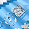 36Pcs 9 Styles Tibetan Style Alloy Pendants TIBE-FP0001-03-5