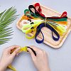 SUPERFINDING 16Pcs 8 Color Reusable Nylon Cable Ties FIND-FH0002-20-3