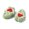 Food Grade Eco-Friendly Silicone Beads LS-SIL-WH0002-52E-2