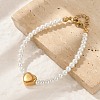 Plastic Imitation Pearl Beads Bracelets for Women BJEW-M056-10G-04-2