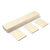 1-Slot Wooden Earring Display Card Stands EDIS-R027-01A-01-3
