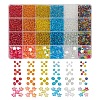 24 Style Round Glass Seed Beads SEED-YW0001-65-1