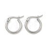 Tarnish Resistant 304 Stainless Steel Hoop Earrings X-EJEW-F105-12P-3