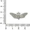 304 Stainless Steel Pendants STAS-P446-06P-3