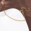 304 Stainless Steel Snake Chain Bracelets for Women BJEW-G775-02G-2