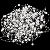 10 Strands Acrylic Imitation Pearl Beaded Trim Garland Strand OCOR-GF0001-45-03-5