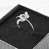 304 Stainless Steel Cuff Rings for Women LS-RJEW-B118-01P-1