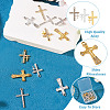 20Pcs 10 Styles Alloy Rhinestone Pendants FIND-TA0007-84-5