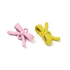 Spray Painted Alloy Bowknot Connector Charms PALLOY-R151-06-2
