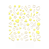 3D Gold Stamping Nail Decals Stickers MRMJ-R090-56-DP3199-1