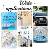10Pcs 10 Colors Tube Glass Cork Bottles Ornament DJEW-PH0001-13-5