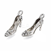 Rack Plating Alloy Rhinestone Pendants ALRI-T007-01-2