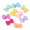 Rubberized Style Opaque Acrylic Beads OACR-N137-71-1